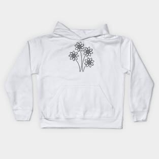 Atomic Flowers Kids Hoodie